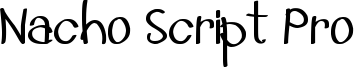 Nacho Script Pro font